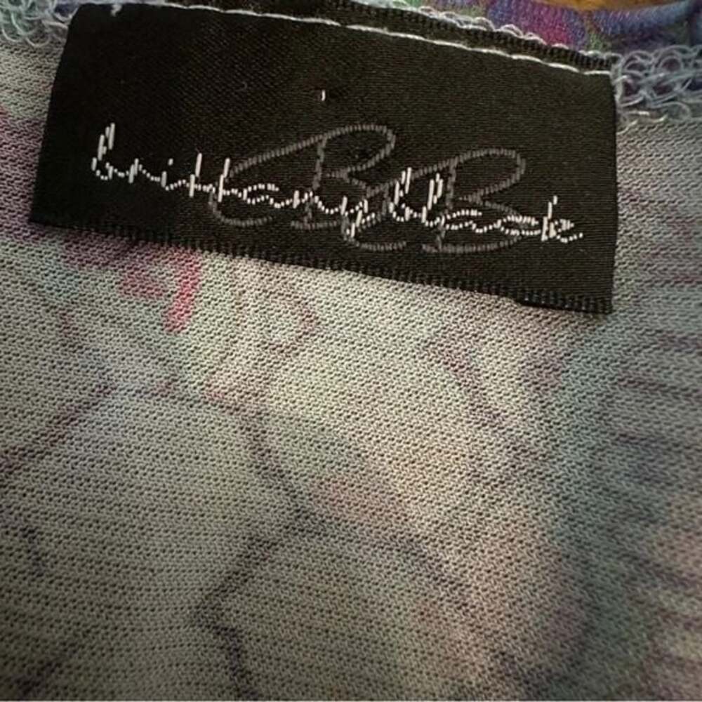 Brittany Black Psychedelic Print Top - Picture 6 of 6
